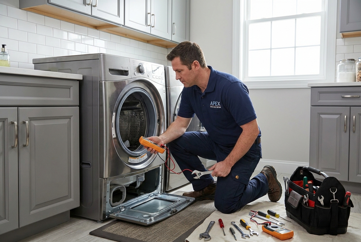 Washing Machine Repairs technician at work in Gauteng